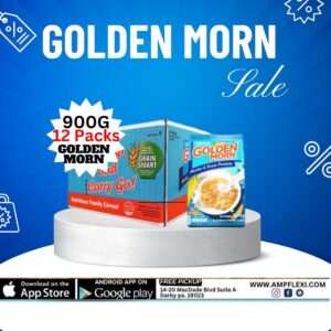 Box of 900g Golden morn ( 16pcs)